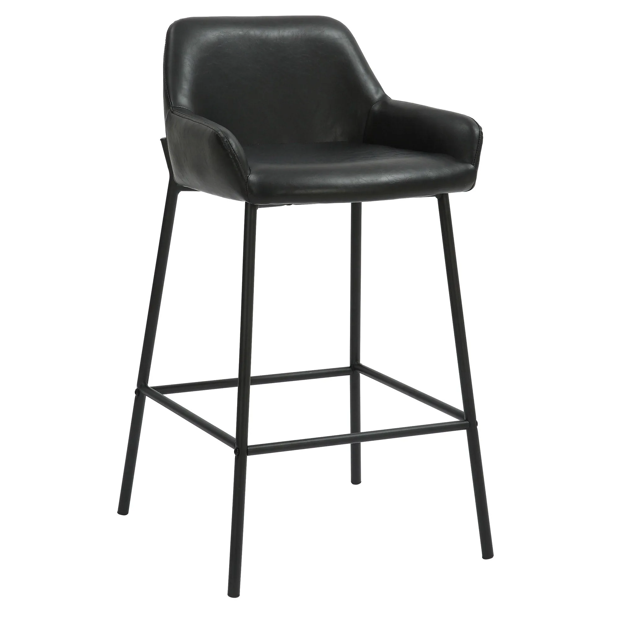 26 inch Bar Stools | Sets of 2 | Baily Black