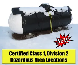 500 Gallon Explosion-Proof Insulated Propane Tank Heating Blanket C1D2 (120V/240V)