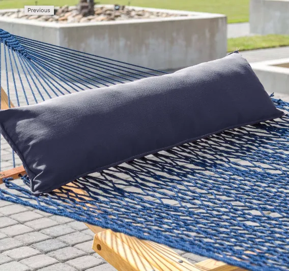 52" Long Hammock Pillow - Sunbrella® Navy