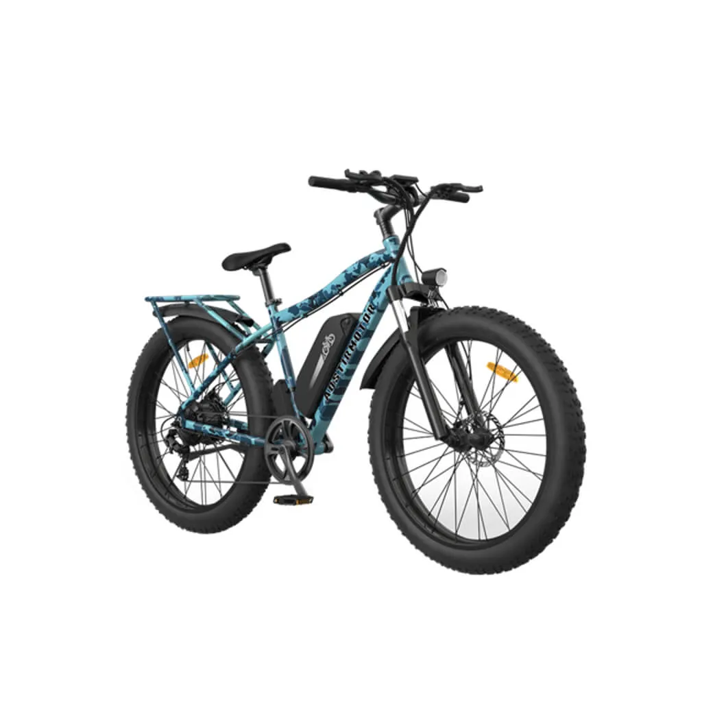 Aostirmotor S07-F 750W 48V Commuting and Mountain Electric Bike - Blue Camo