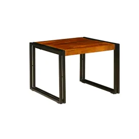 Astra Natural & Black Small Wooden Coffee Table - 60cm