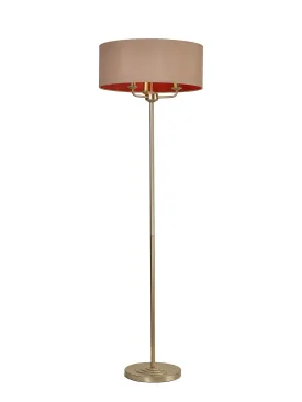 Banyan 3 Light Switched Floor Lamp Various Colours