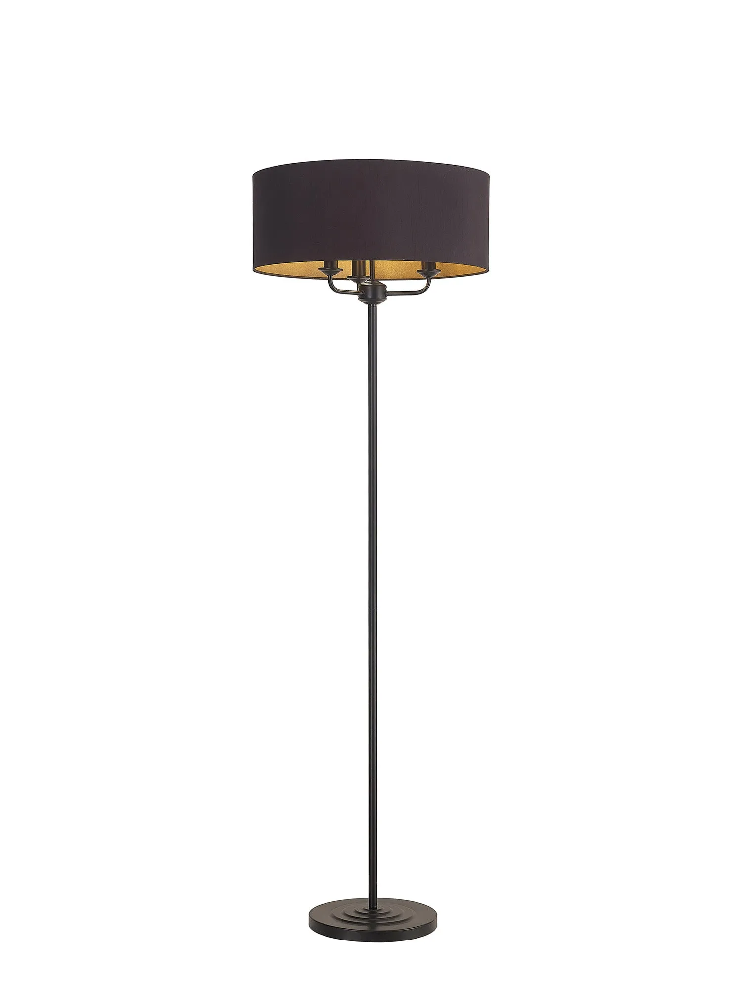 Banyan 3 Light Switched Floor Lamp Various Colours