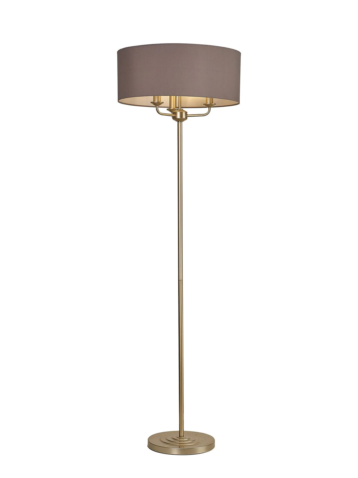 Banyan 3 Light Switched Floor Lamp Various Colours