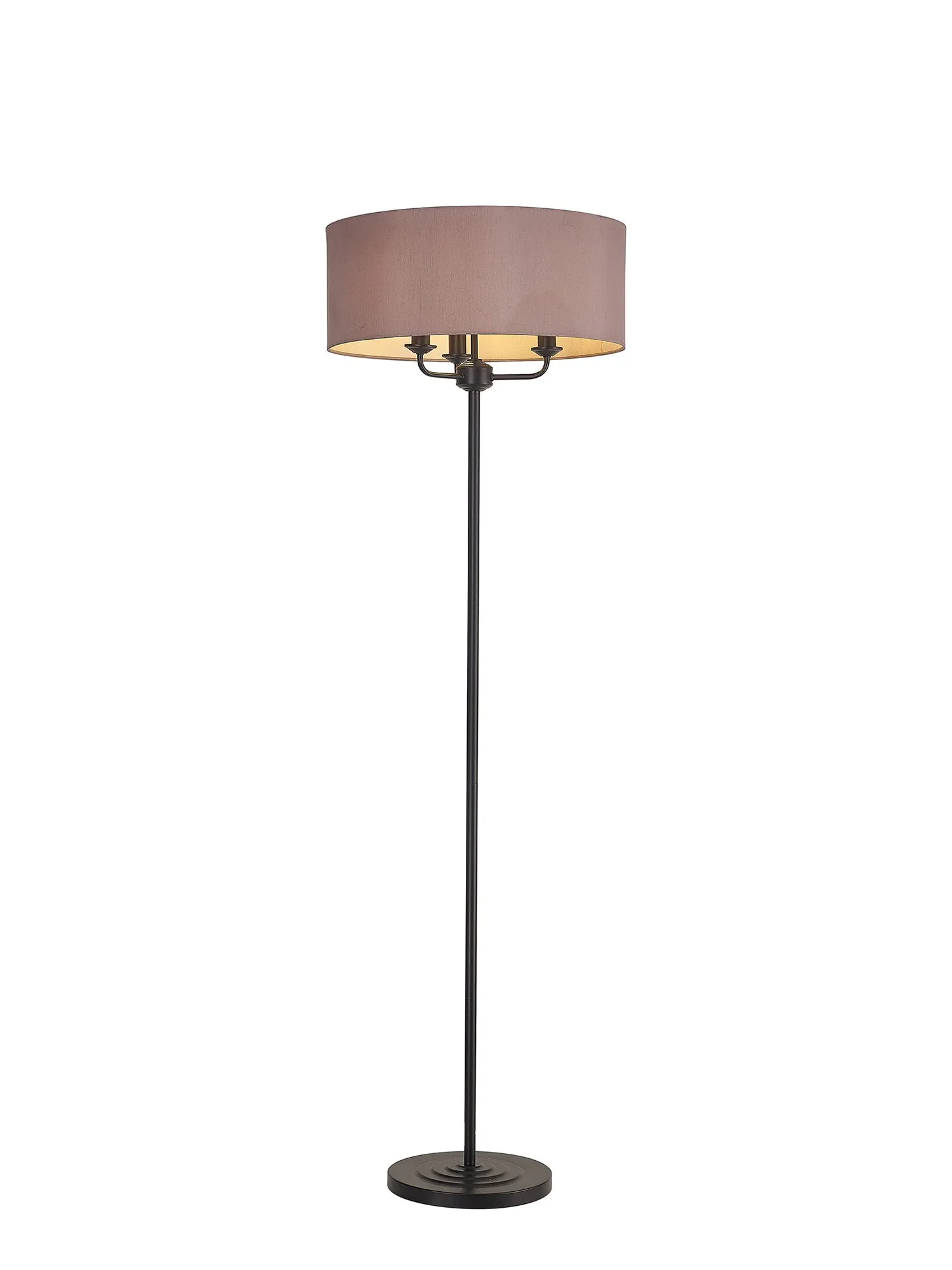 Banyan 3 Light Switched Floor Lamp Various Colours