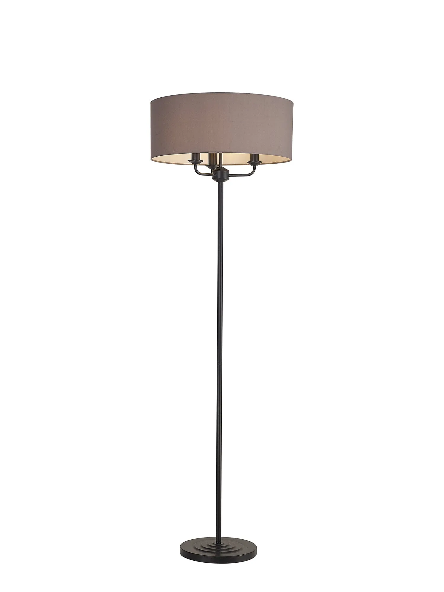 Banyan 3 Light Switched Floor Lamp Various Colours