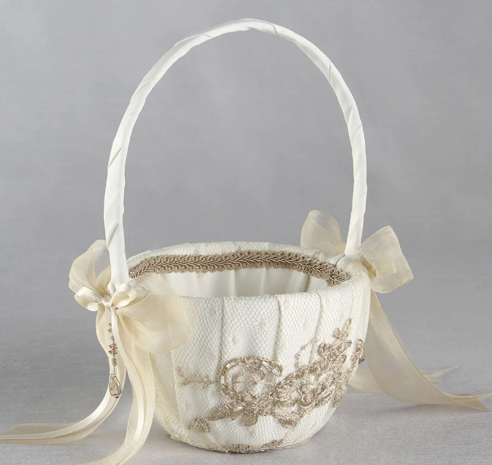 Bella Donna Flower Girl Basket