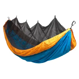 Bug Net Hammock - Hawai Ocean Body & Dark Cheddar Border