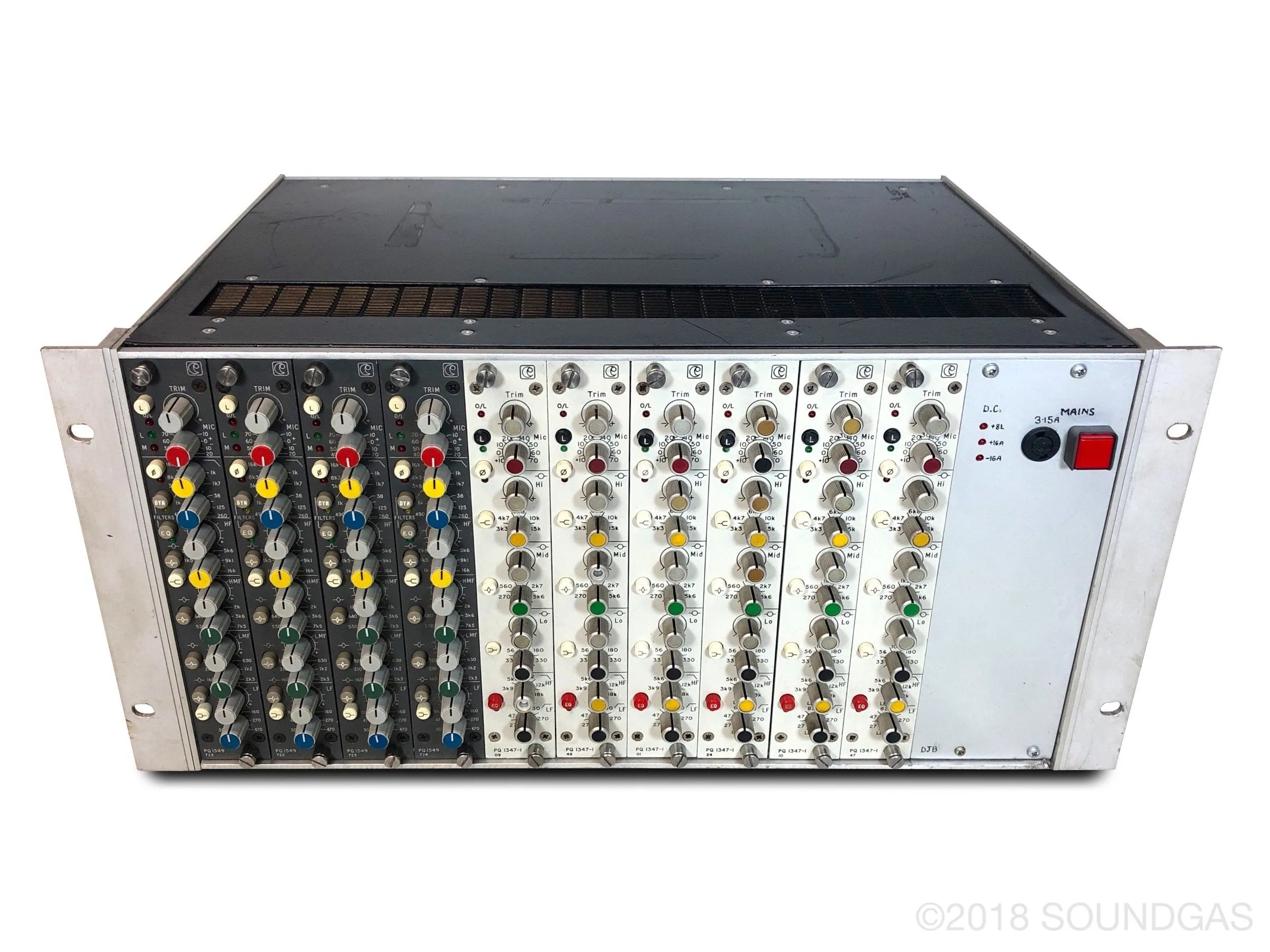 Calrec Ten Channel EQ / Preamp Rack