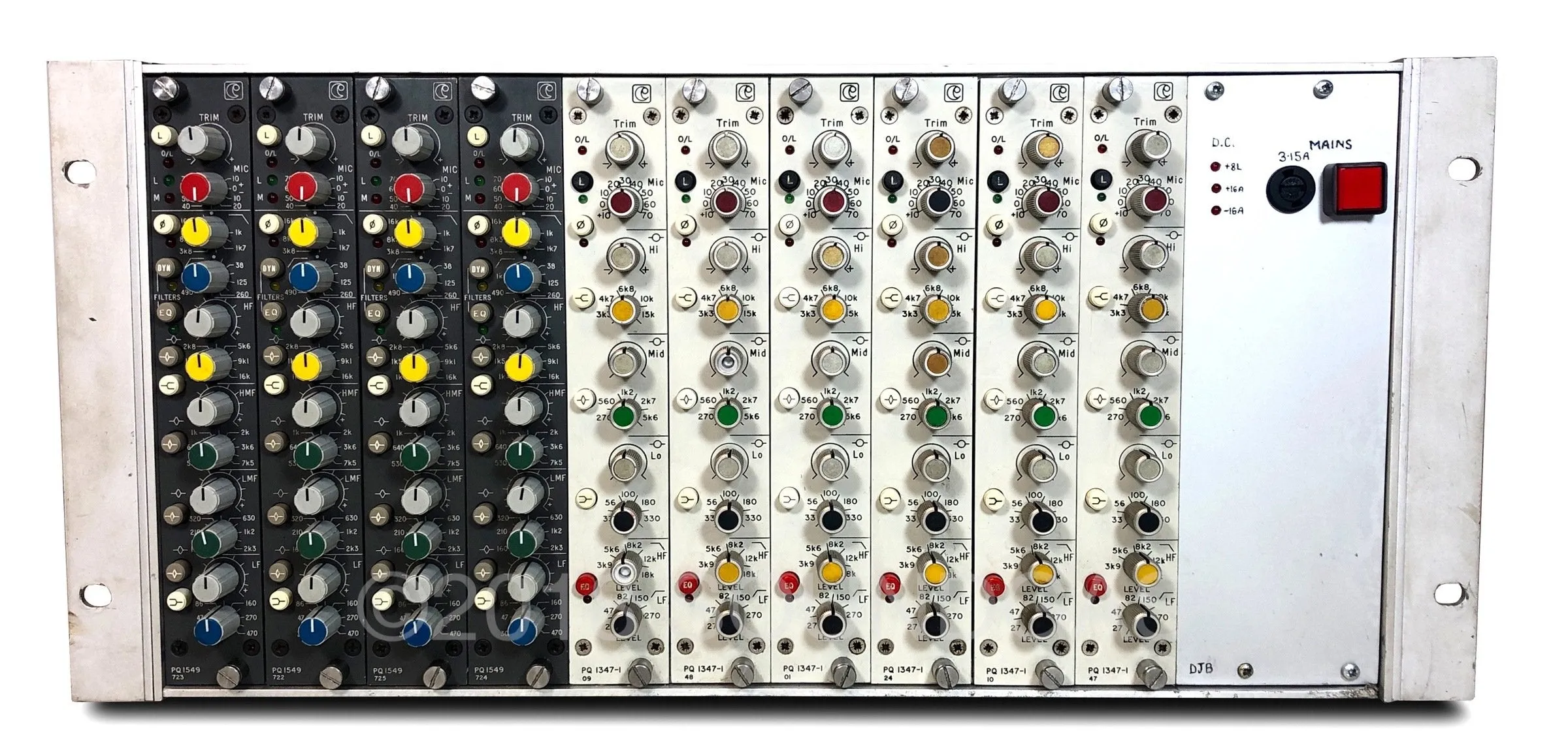 Calrec Ten Channel EQ / Preamp Rack