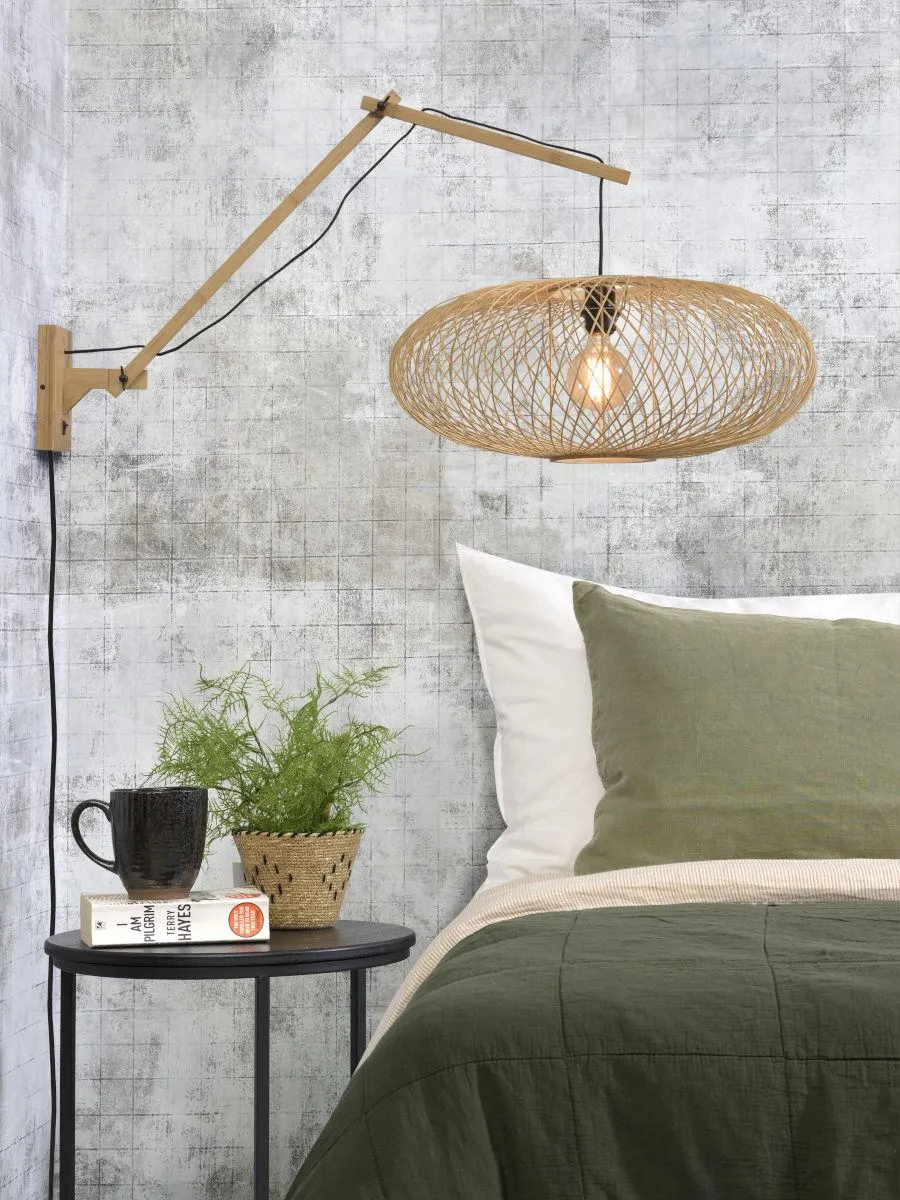 Cango Bamboo Wall Light (Long Arm)