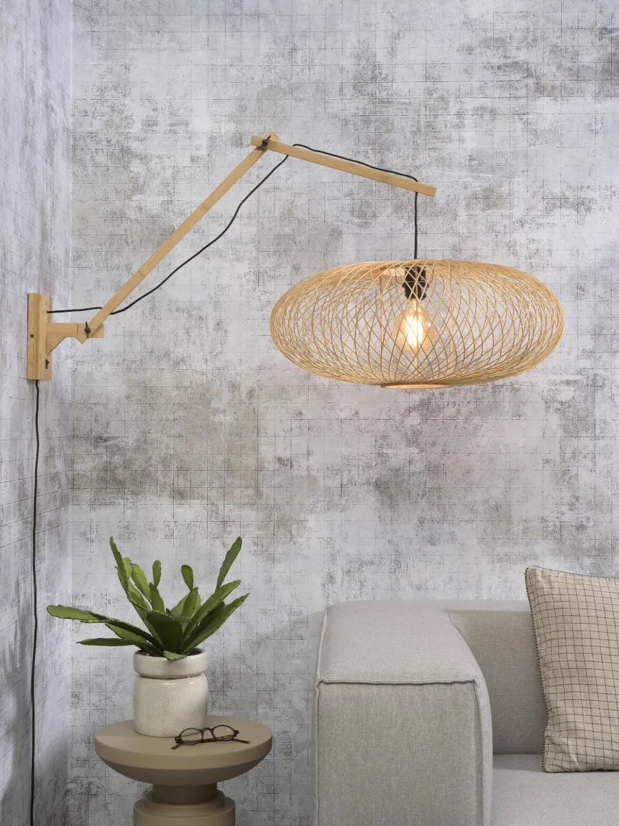 Cango Bamboo Wall Light (Long Arm)