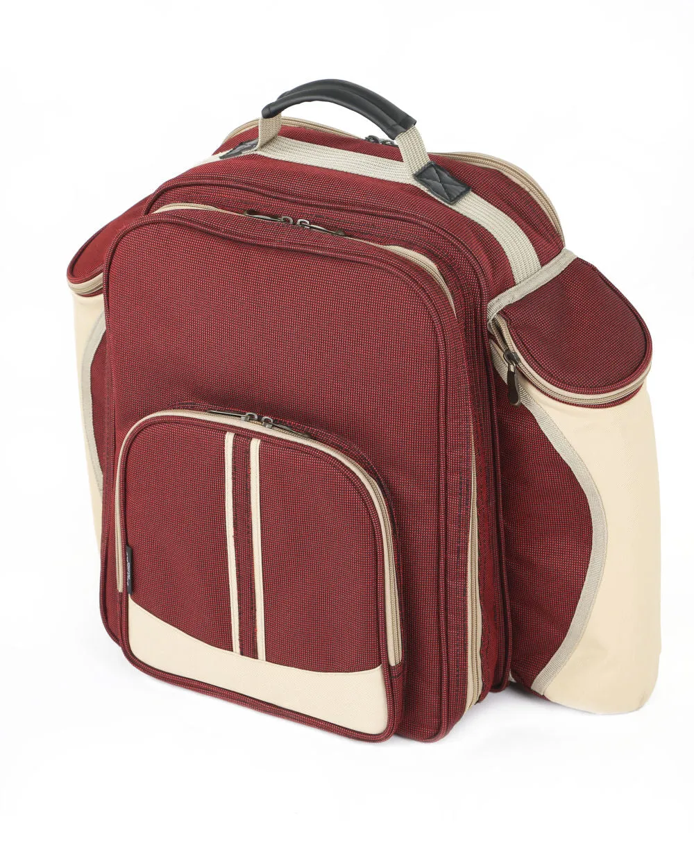 Deluxe Picnic Backpack Hamper for Two People