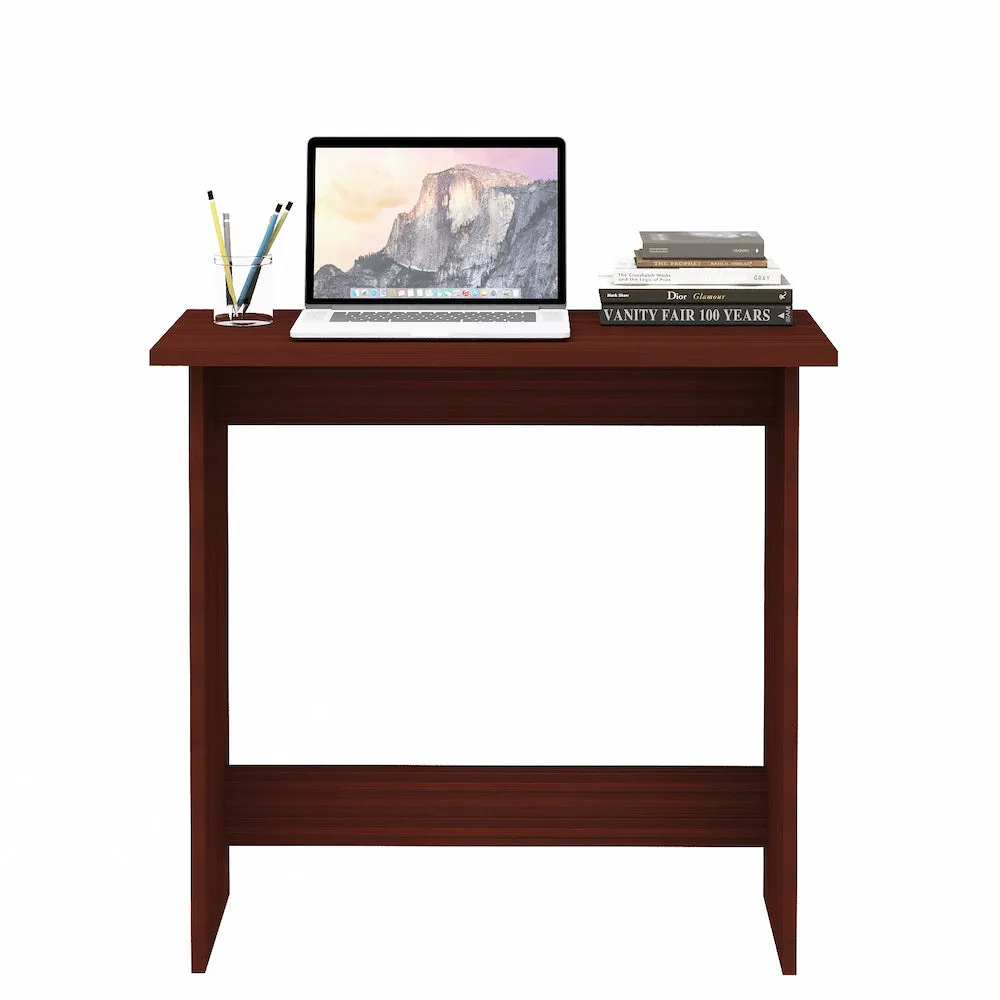 Dennis Dennis Modern White Desk Work from Home Table, Home Office Computer Table, Kids Study Desk Office Table, Wood Table (Mahogany)