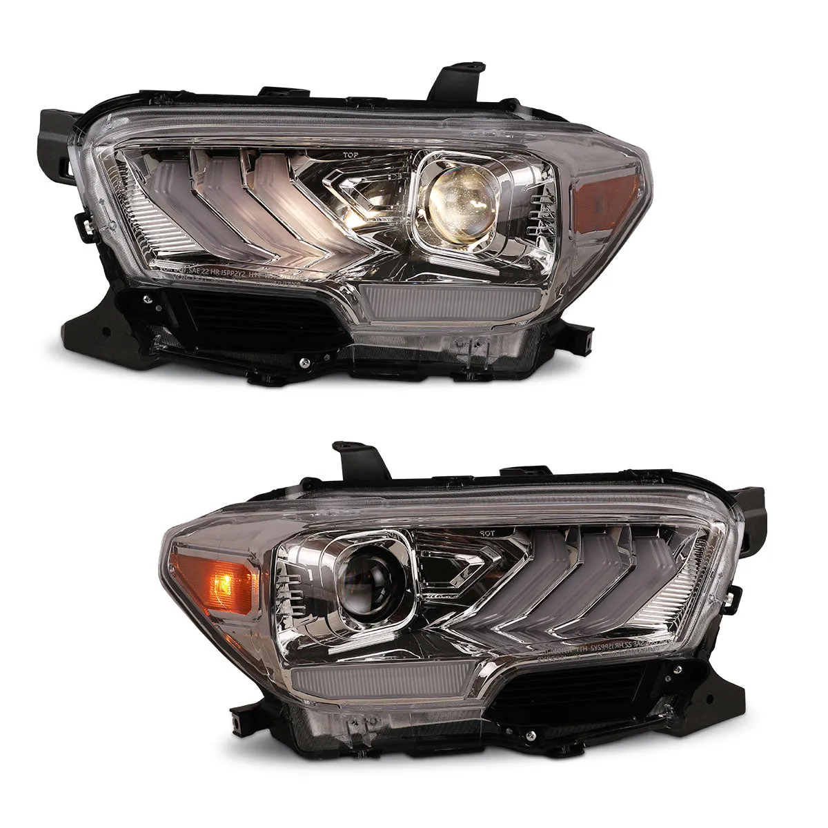 DRL Headlights For 2016-2019 Toyota Tacoma/2020-2023 Tacoma SR SR5 TRD Sport