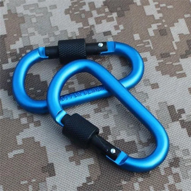 Durable Aluminum Carabiner Clips for Outdoor Adventures