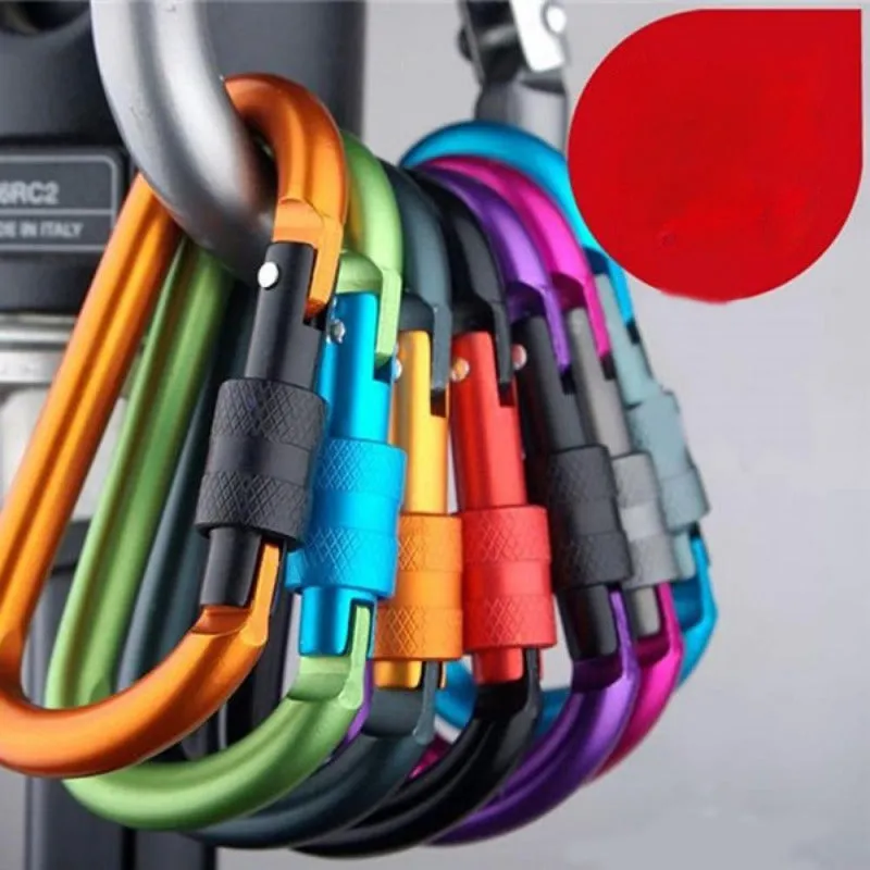 Durable Aluminum Carabiner Clips for Outdoor Adventures