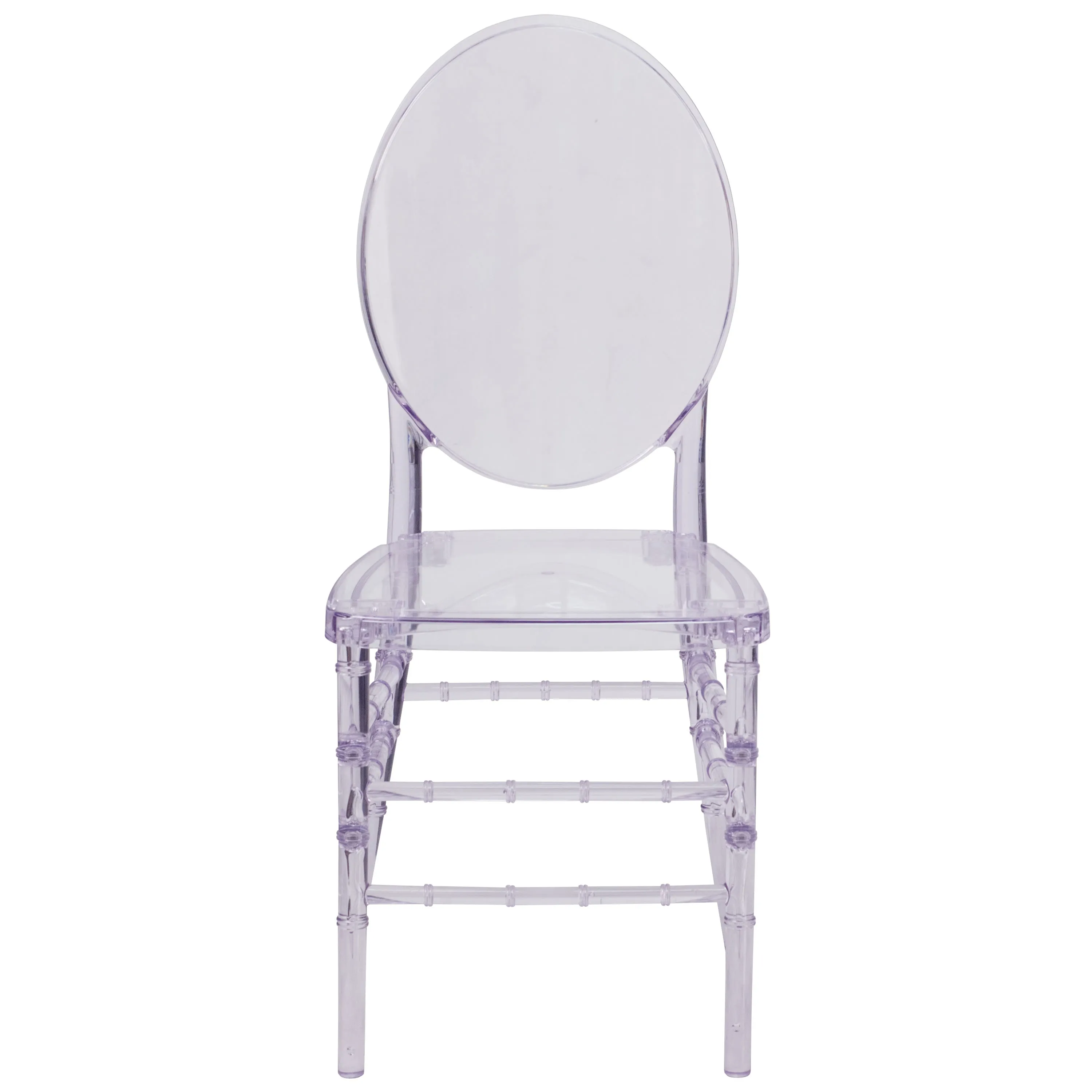 Flash Elegance Stacking Florence Chair with Elongated Oval Back