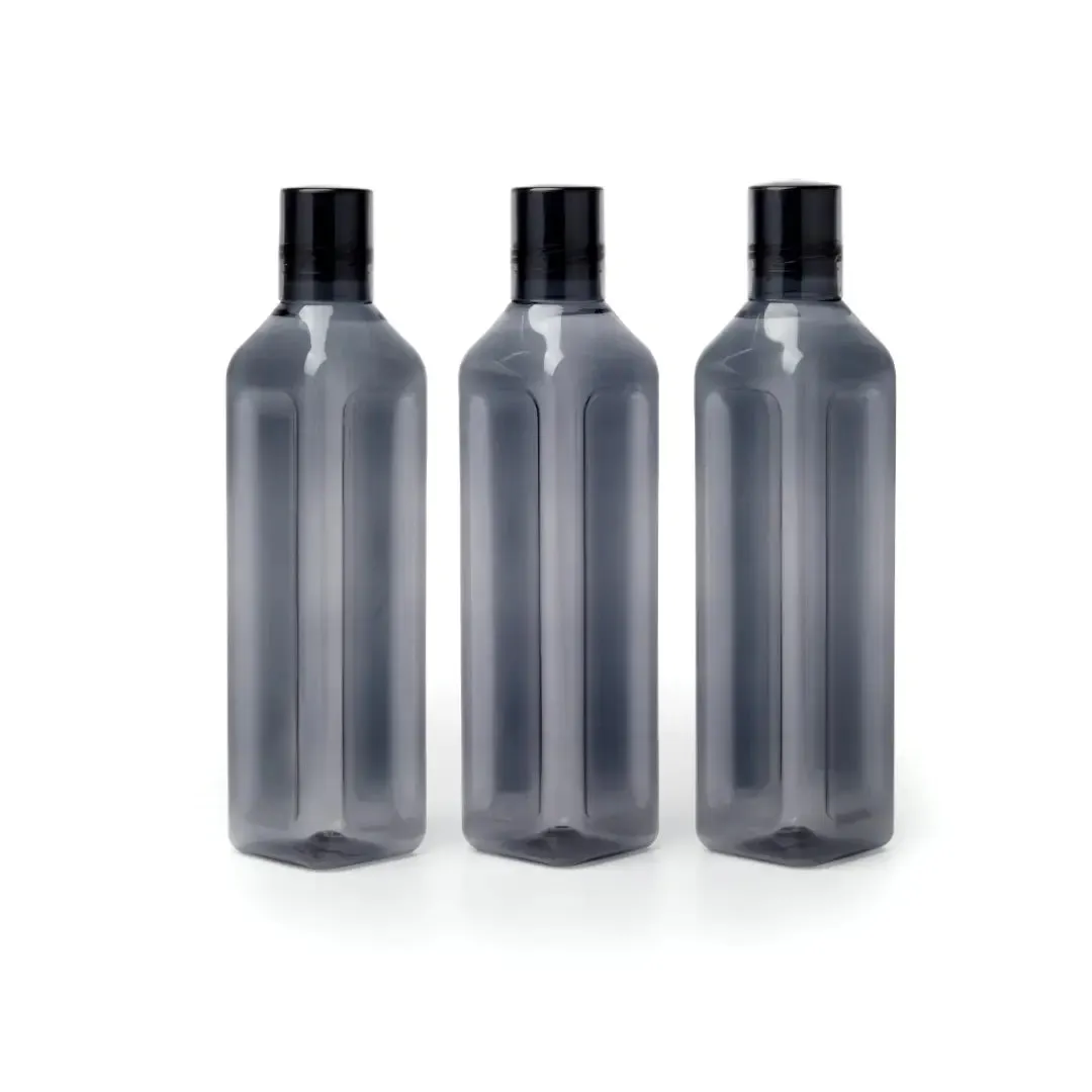 GALOOF Plastic Water Bottle Set Of 6 1000ML | Fridge Water Bottle Set