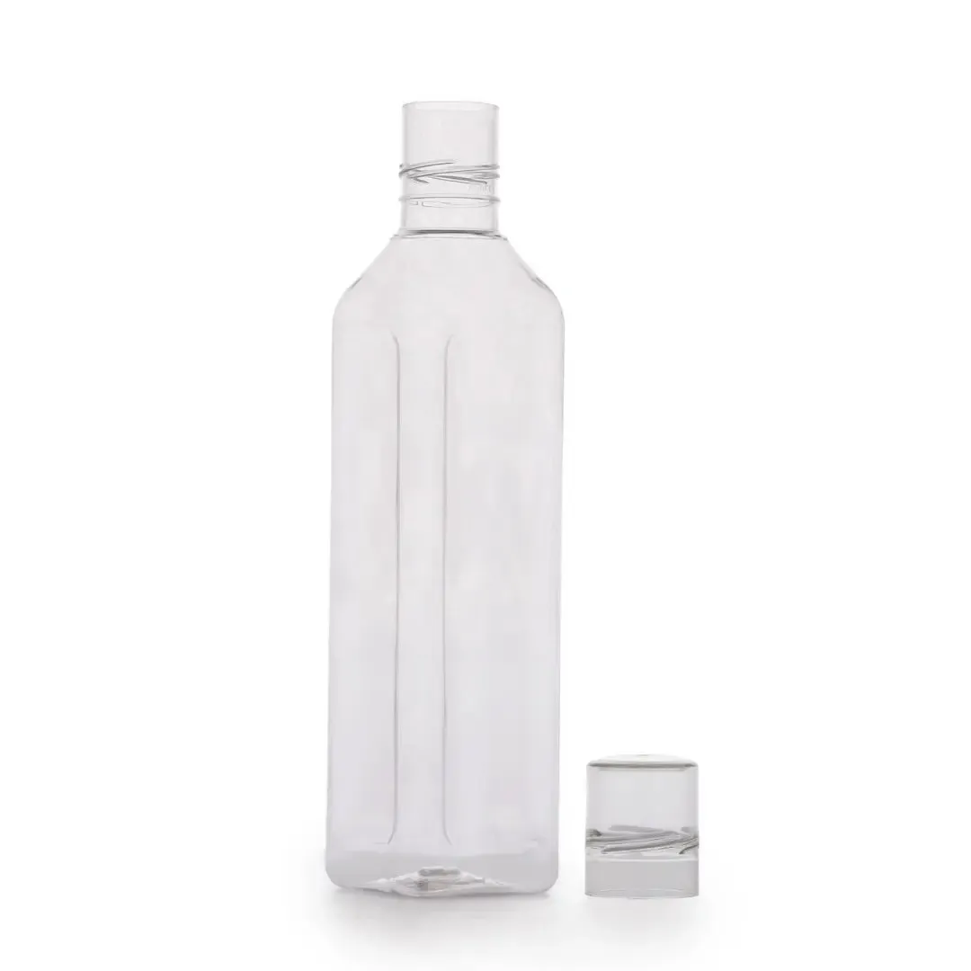 GALOOF Plastic Water Bottle Set Of 6 1000ML | Fridge Water Bottle Set