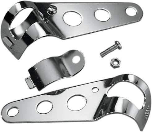 Headlight Mounting Brackets, Chrome