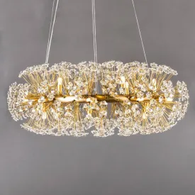 Kansas Round 20 Light Pendant Gold Ceiling Light