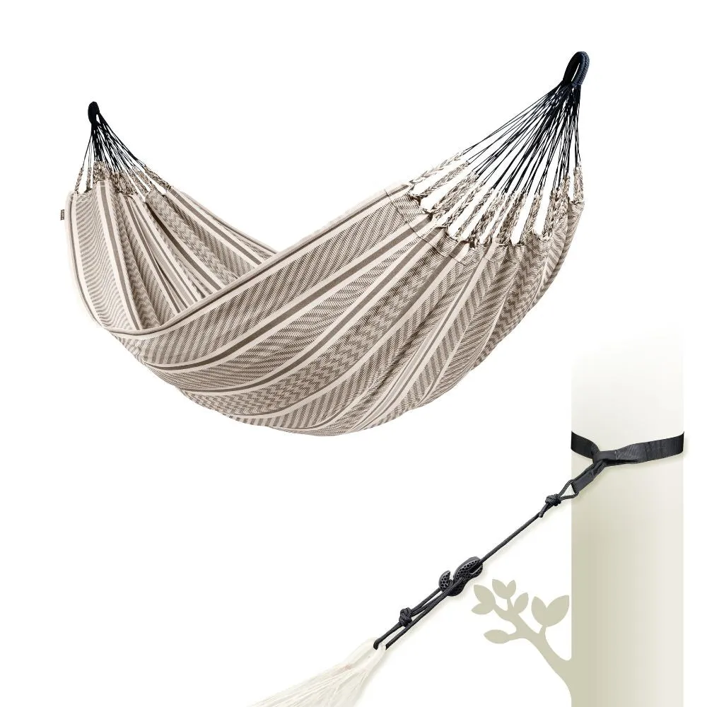 LA SIESTA Flora Double Organic Cotton Classic Swing Hammock (W 160 cm)