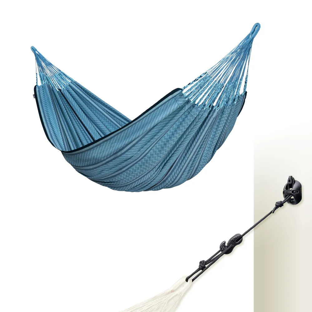 LA SIESTA Flora Double Organic Cotton Classic Swing Hammock (W 160 cm)