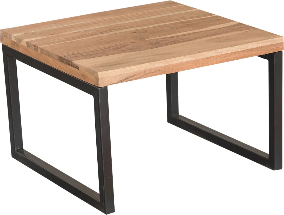 Mala Solid Acacia Wood Coffee Table/Side Table (50x50x35 cm)