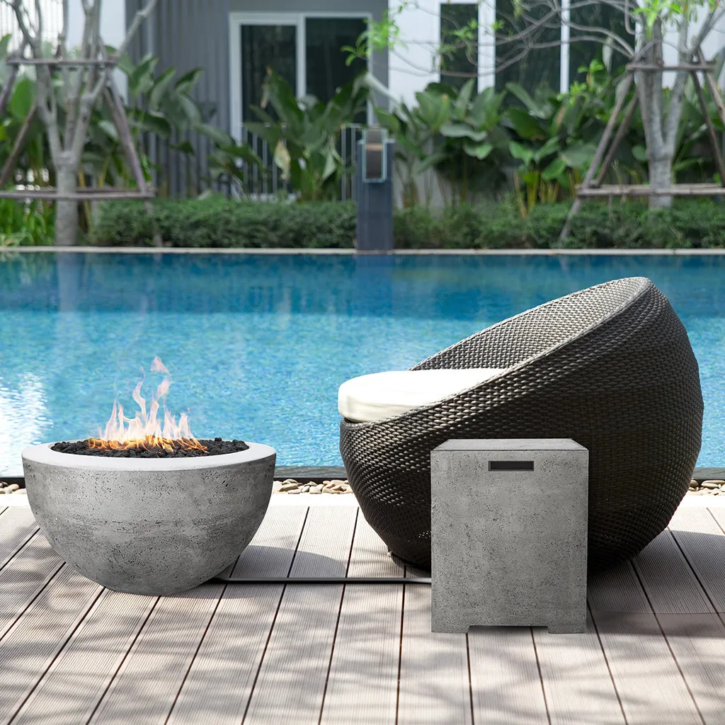 Moderno 3 Fire Bowl - Gas Fire Pit