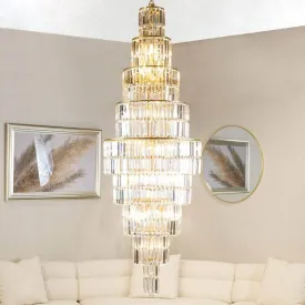 New Jersey Tall Chandelier - Gold