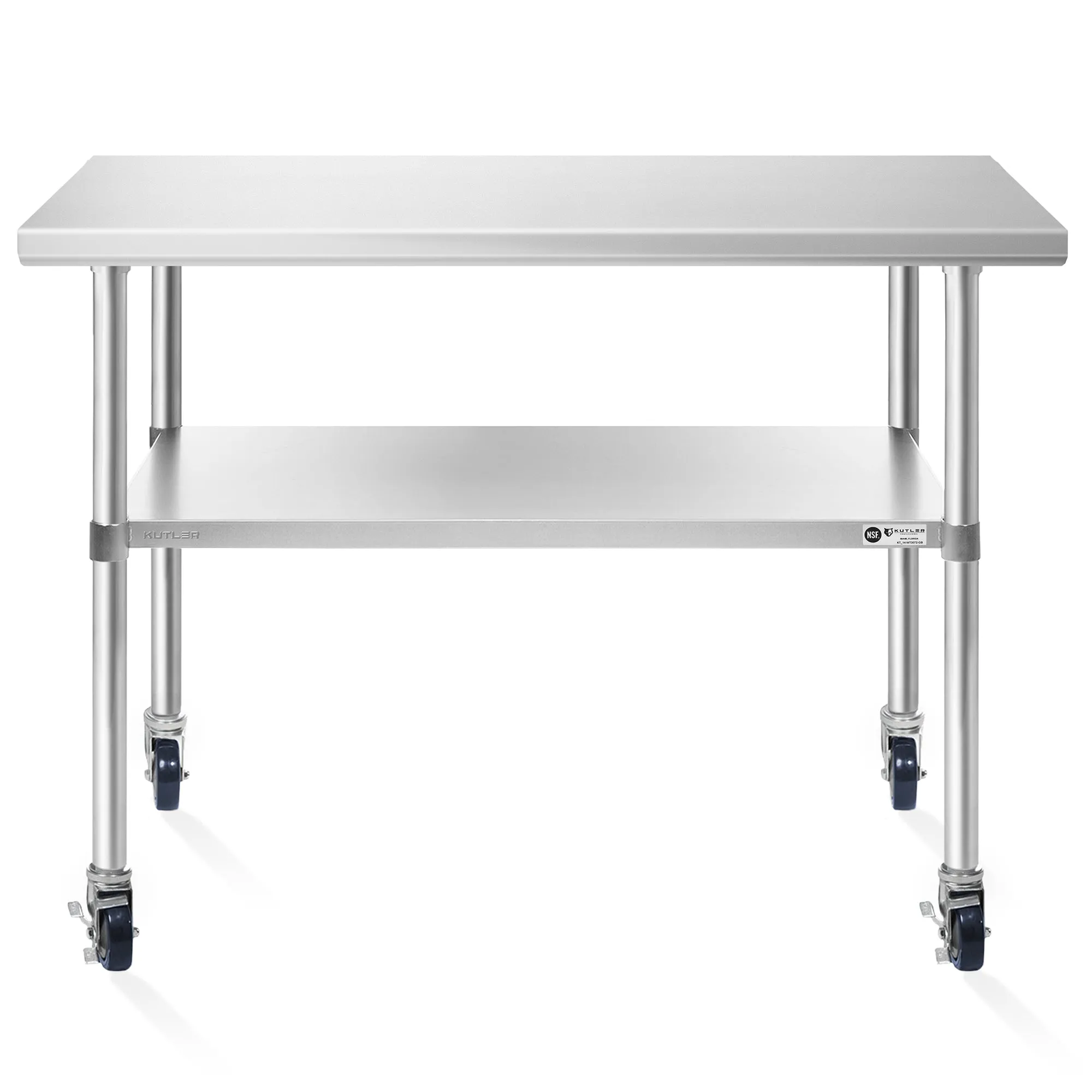 NSF Commercial Stainless Steel Prep & Work Table w/ Wheels