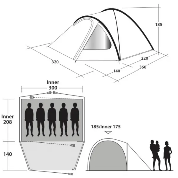 Outwell Haze 5 Tent