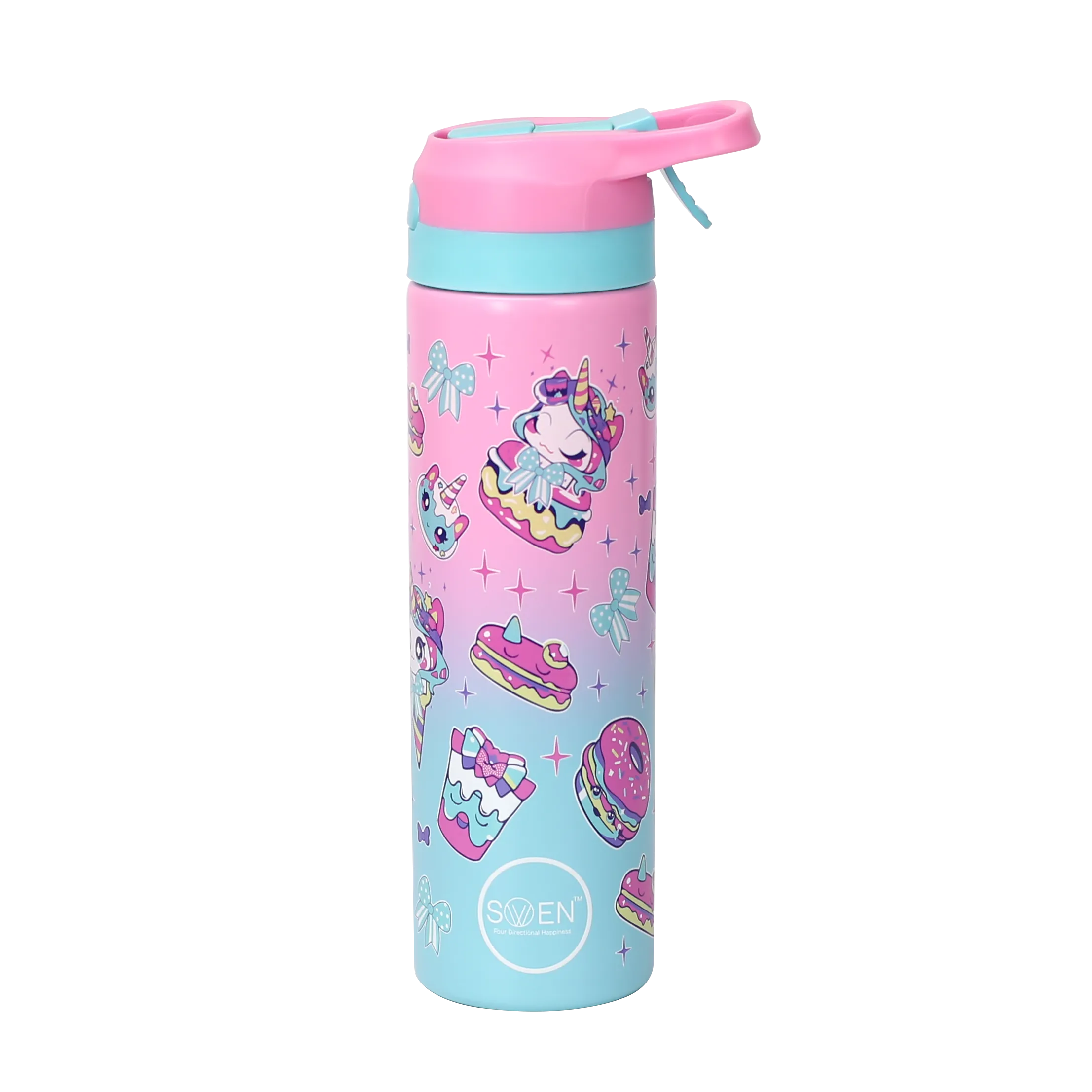 SWEN Insulated Stainless Steel Pink Color Mist Bottle- 520 ml